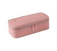 TENYELE Estuche escolar de 2 capas para lápices, organizador de lápices de gran capacidad para gomas de borrar, marcadores, tijeras, a