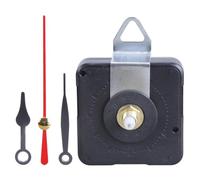 TENYELE Mecanismo de reloj silencioso de repuesto con eje de 0.73 pulgadas de longitud de movimiento de metal para el hogar y la oficina, reloj de pared