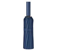 TENYELE Paraguas plegable automático con 60 varillas reforzadas, plegado automático para defensas climáticas definitivas, paraguas plegable automático, azul marino, Taille unique