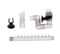 TENYELE Piezas de filtro para tanques de peces, juego de salida de salida de acuario externo adecuado para tubos de 12 mm, conectores de manguera, adaptador de tubería de agua de jardín
