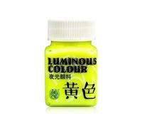 TENYELE Pintura acrílica brillante para decoraciones, pintura artística al aire libre, interior, suministros de manualidades, pintura acrílica fluorescente brillante