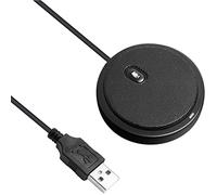 TENYELE Receptor de micrófono omnidireccional USB para llamadas de voz, videoconferencia, webcast, clase en línea, colección de sonido, receptor de micrófono para teléfono USB