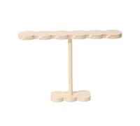 TENYELE Soporte multifuncional de almacenamiento de joyas en forma de T, soporte para collares, anillos, decoración estética de habitación