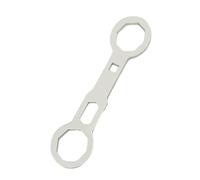 TENYELE Tapones de horquilla de aluminio de alta durabilidad, llave inglesa, herramienta de ajuste de precarga, adecuada para motocicletas, motos de cross, amortiguadores delanteros, ajustador de