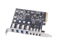 TENYELE Tarjeta adaptadora PCIE de 8 puertos a USB 3.2 que ofrece una velocidad de 10 Gbps para una transferencia de datos sin problemas y mejora la gestión de la energía y expansión USB de escritorio