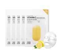 tenzero - 2X Glutathione Vitamin C Serum Sheet Mask - 5piezas