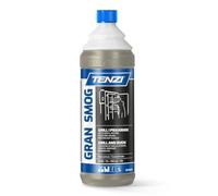 TENZI GRAN SMOG/Concentrado/Elimina grasa, hollín y alquitrán/Elimina manchas y depósitos de carbono/Contiene inhibidores de corrosión/Para uso industrial y en hostelería/ 1 litro