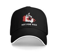 TENZKUIH Conjunto de Gorra de Béisbol con Mapa de Canadá No para Canadá Clásico Gorra de Sol para Regalo Diario Unisex