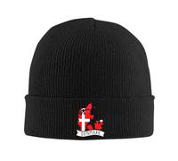 TENZKUIH Mapa Unisex de Banderas de Dinamarca para Adultos, Gorros de Punto, Gorros de Exterior, Gorros térmicos elásticos Personalizados