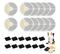 Teokantz 12 filtros de fuente para gatos compatibles con E versweet Solo 2/Solo SE/3 Pro/2S/3, filtro de carbón activo de repuesto para agua potable limpia y fresca para gatos y gatitos, con 12