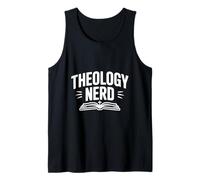Teología Humor Nerd para pensadores fieles Camiseta sin Mangas