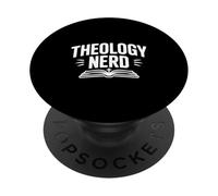Teología Humor Nerd para pensadores fieles PopSockets PopGrip Adhesivo