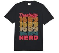 Teología Nerd 1689 Seminario Sacerdote Antropólogo Teología Comfort Colors Adult Heavyweight T-Shirt
