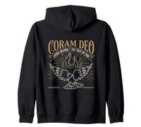 Teología reformada Coram Deo Christian Fire Dove Faith Design Sudadera con Capucha
