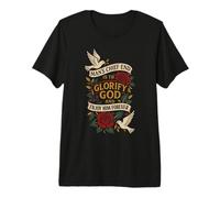 Teología Reformada - El Fin Principal del Hombre - Solas Gospel Calvin Camiseta Premium