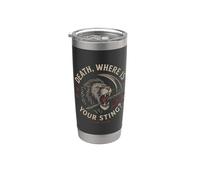 Teología Reformada Muerte ¿Dónde está tu aguijón 1 Cor 15:55 Vaso térmico de acero inoxidable de doble pared
