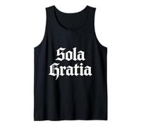 Teología Reformada Sola Gratia Calvinist Christian Design Camiseta sin Mangas
