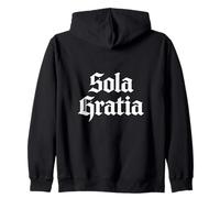 Teología Reformada Sola Gratia Calvinist Christian Design Sudadera con Capucha