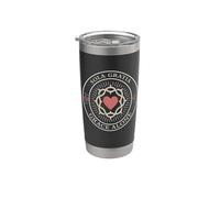 Teología Reformada Sola Gratia Grace Solo Cinco Solas Fe Vaso térmico de acero inoxidable de doble pared
