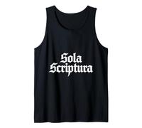 Teología Reformada Sola Scriptura Autoridad Bíblica Diseño Camiseta sin Mangas