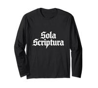 Teología Reformada Sola Scriptura Autoridad Bíblica Diseño Manga Larga
