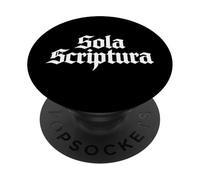 Teología Reformada Sola Scriptura Autoridad Bíblica Diseño PopSockets PopGrip Adhesivo