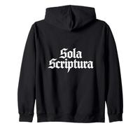 Teología Reformada Sola Scriptura Autoridad Bíblica Diseño Sudadera con Capucha