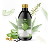 TeoNatura Succo Aloe Vera Biologico 99,8% Puro | Digestione, Regolarità Intestinale, Lenitivo | Estratto a Freddo, Vegano, Senza Glutine | 500 ml - Made in Sicily
