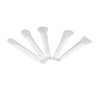 TEONEI Cepillo de silicona para máscara facial, cepillo aplicador de barro, herramientas de belleza para máscaras, cepillos aplicadores, cepillo limpiador facial de doble cabeza, 5 unidades