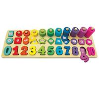 Teorema 40559 - Juego apilable de madera Aprende los números