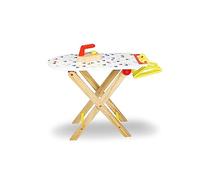 TEOREMA 40653 - Tabla de Planchar de Madera con Accesorios, H. 55 cm