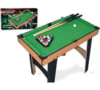 Teorema 63770 - Mesa de Billar de Madera para niños con Bolas, Varillas y Accesorios