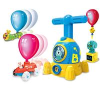 Teorema 67288 - Juguete inflador para coche, inflación y lanzamiento del globo, con 12 globos incluidos, coche alimentado por globo, con accesorios para mover con globos