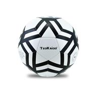 Teorema - Balón de fútbol Teokaido, Talla 5, Match, Training, Partido, Entrenamiento, para niños y Adultos, Bianconeri