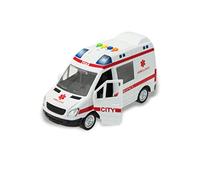 Teorema Coches con Luces y Sonidos (Escala 1:16) Ambulancia de urgencias con Luces y Sonidos a Escala de 1:16