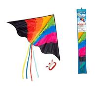 Teorema - Cometa de Arco Iris con asa, fácil de Montar, Medidas 140 x 70 cm