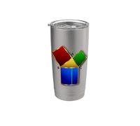 Teorema de Pitágoras - Matemáticas pitagóricas A2 + B2 = C2 Vaso térmico de acero inoxidable de doble pared