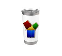 Teorema de Pitágoras - Matemáticas pitagóricas A2 + B2 = C2 Vaso térmico de acero inoxidable de doble pared