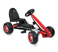 Teorema Giocattoli 66376 Go Kart Pedales para Niños con Freno, Rojo