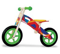 Teorema Giocattoli Bicicletta Cavalcabile Senza Pedali In Legno per Bambini Bicicleta de Paseo sin Pedales de Madera, Unisex niños, Multicolor, Taglia Unica