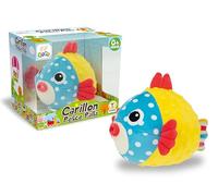 Teorema Giocattoli, Caja de música para bebé, pez Bola, Peluche Suave 0+ Meses con Dulce Nana para niños, Juego Musical sensorial para Cuna y Cochecito, Idea Regalo Nacimiento