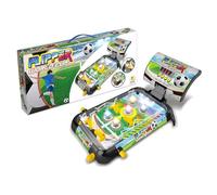 Teorema Giocattoli Flipper World Cup - Pinball electrónico de Mesa para niños con Marcador Digital, Luces y Sonidos de Sala de Juegos, Juego de Habilidad portátil