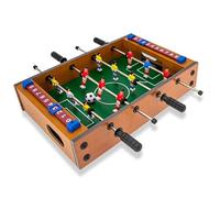 Teorema Giocattoli - Futbolín para niños, futbolín de Madera, Mini fútbol con 2 Bolas, Medidas 34 x 37 x 8,5