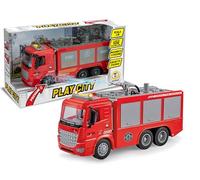 Teorema Giocattoli, Gran camión Bomberos de Juguete Escala 1:16, camión Bombero con Bomba de Agua Real Que Funciona, Luces, Sonidos y Movimiento de Embrague