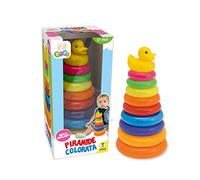 Teorema Giocattoli - Pirámide de Anillas Multicolor, 3.TE65494.