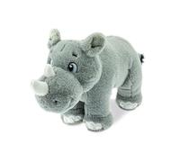 Teorema Giocattoli, Rinoceronte - Peluche Suave y ecológico, Juguete Seguro para bebés de 0 Meses Nacimiento