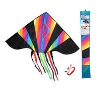 Teorema Giocattoli-Teorema - Cometa de Arco Iris con asa, fácil de Montar, Medidas 145 x 73 cm SRL 52522