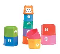 Teorema-GOGO Bear,Italy Torre de Colores con Letras y números para apilar, Multicolor, Medium (64171)