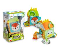 Teorema Gogo - Dados sensoriales suaves para recién nacidos con oso de peluche y mordedor - Juegos 0 - 12 meses, bola sensorial, juguete para la infancia, regalo para el nacimiento de un niño