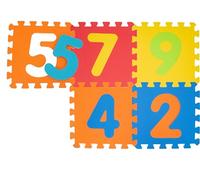Teorema - Juego de 9 alfombrillas para puzle Números multicolor , color/modelo surtido